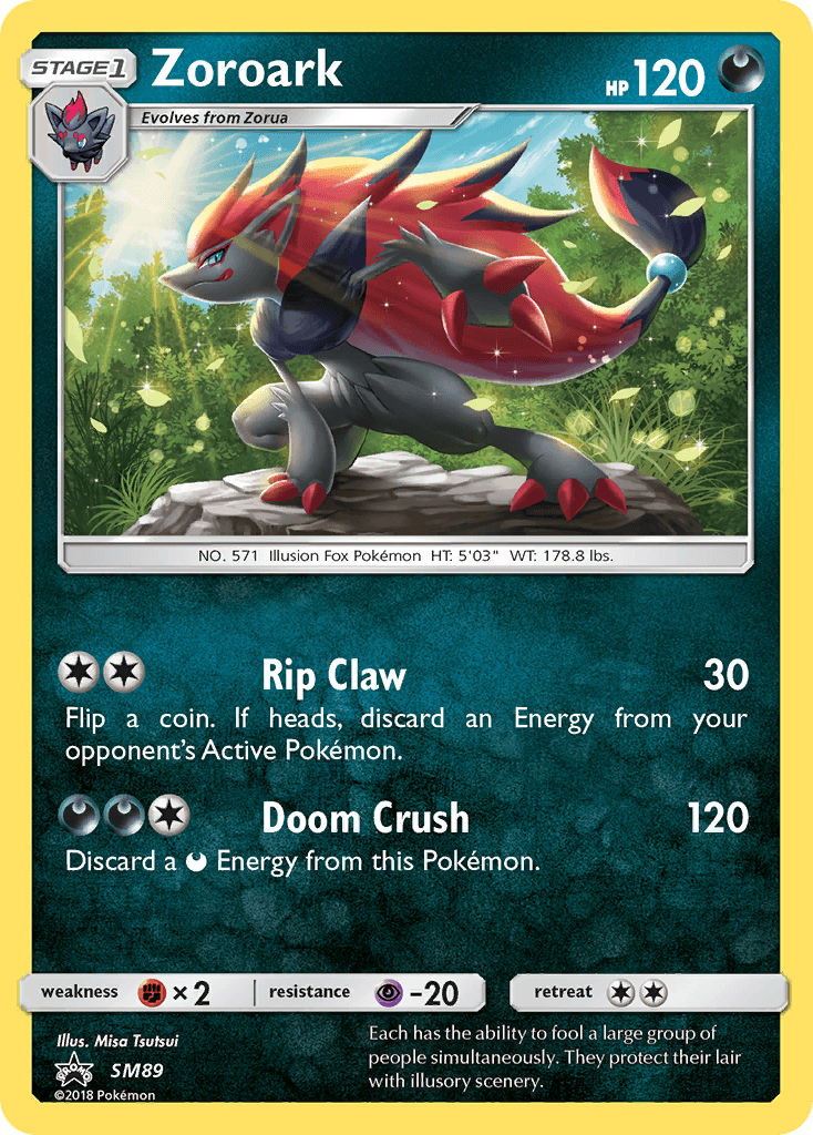 Zoroark, SM Black Star Promos SM89