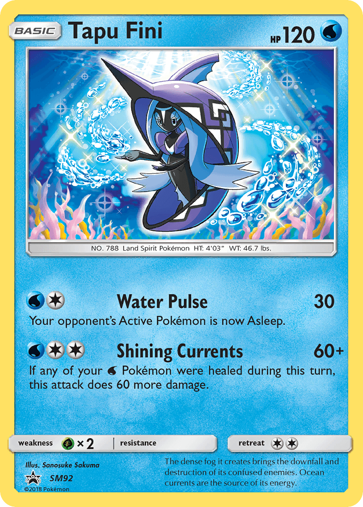 Tapu Fini, SM Black Star Promos SM92