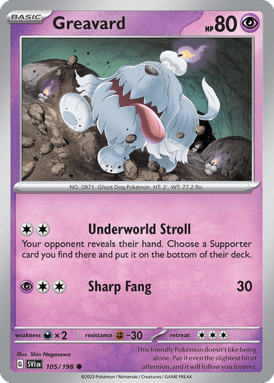 Greavard, Scarlet & Violet 105