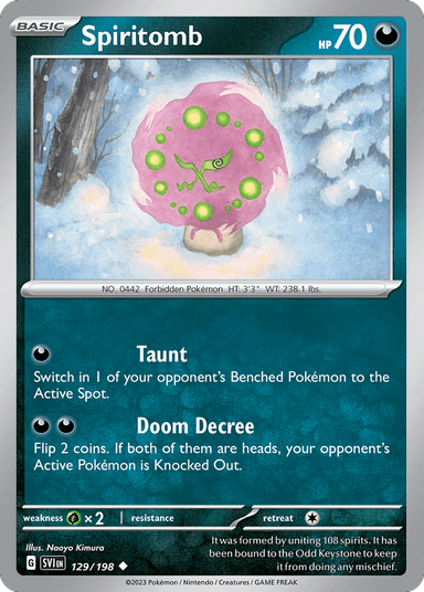 Spiritomb, Scarlet & Violet 129