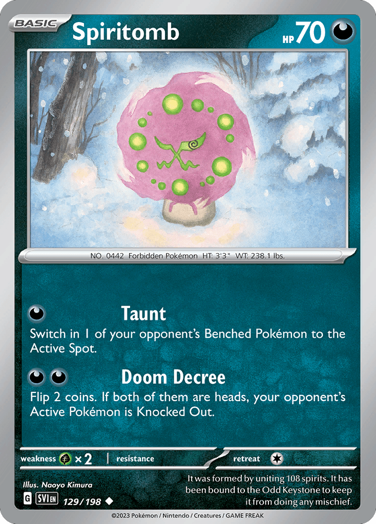 Spiritomb, Scarlet & Violet 129