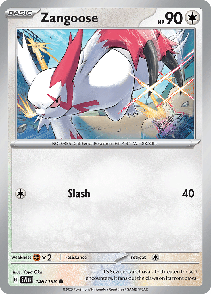 Zangoose, Scarlet & Violet 146