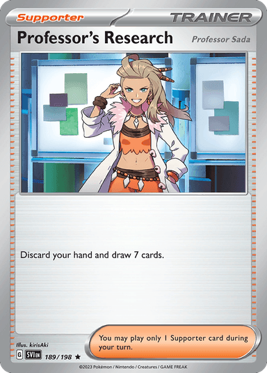 Professor's Research (Professor Sada), Scarlet & Violet 189