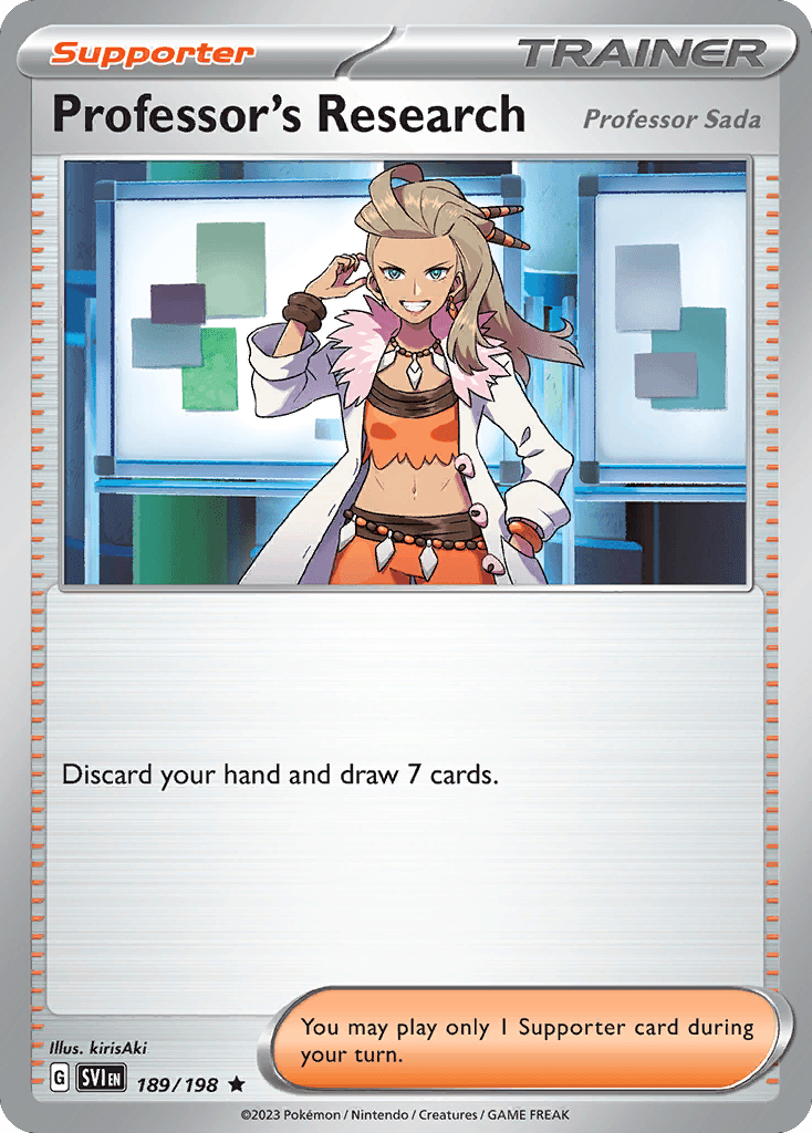 Professor's Research (Professor Sada), Scarlet & Violet 189