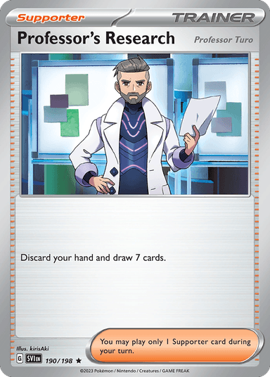 Professor's Research (Professor Turo), Scarlet & Violet 190