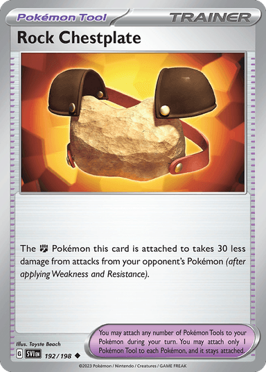 Rock Chestplate, Scarlet & Violet 192