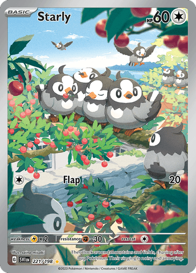 Starly, Scarlet & Violet 221