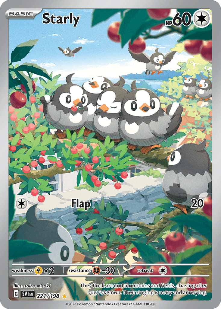Starly, Scarlet & Violet 221