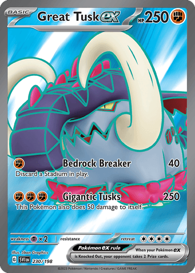 Great Tusk ex, Scarlet & Violet 230