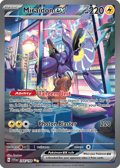 Miraidon ex, Scarlet & Violet 244