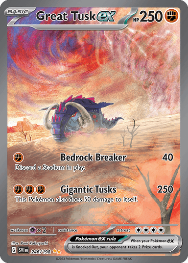 Great Tusk ex, Scarlet & Violet 246
