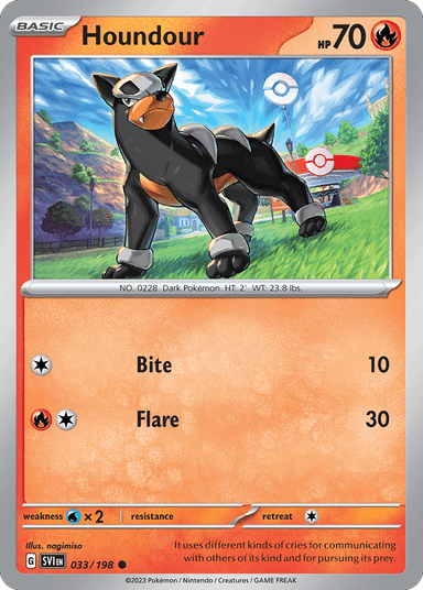 Houndour, Scarlet & Violet 33
