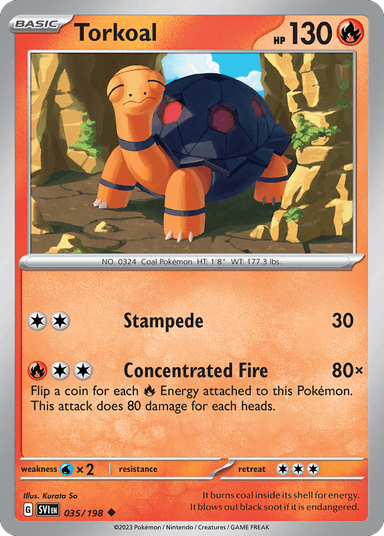 Torkoal, Scarlet & Violet 35