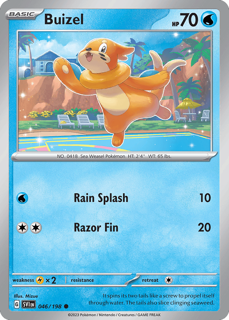 Buizel, Scarlet & Violet 46