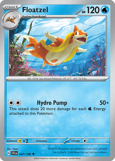 Floatzel, Scarlet & Violet 47