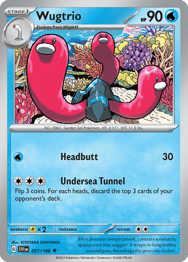 Wugtrio, Scarlet & Violet 57