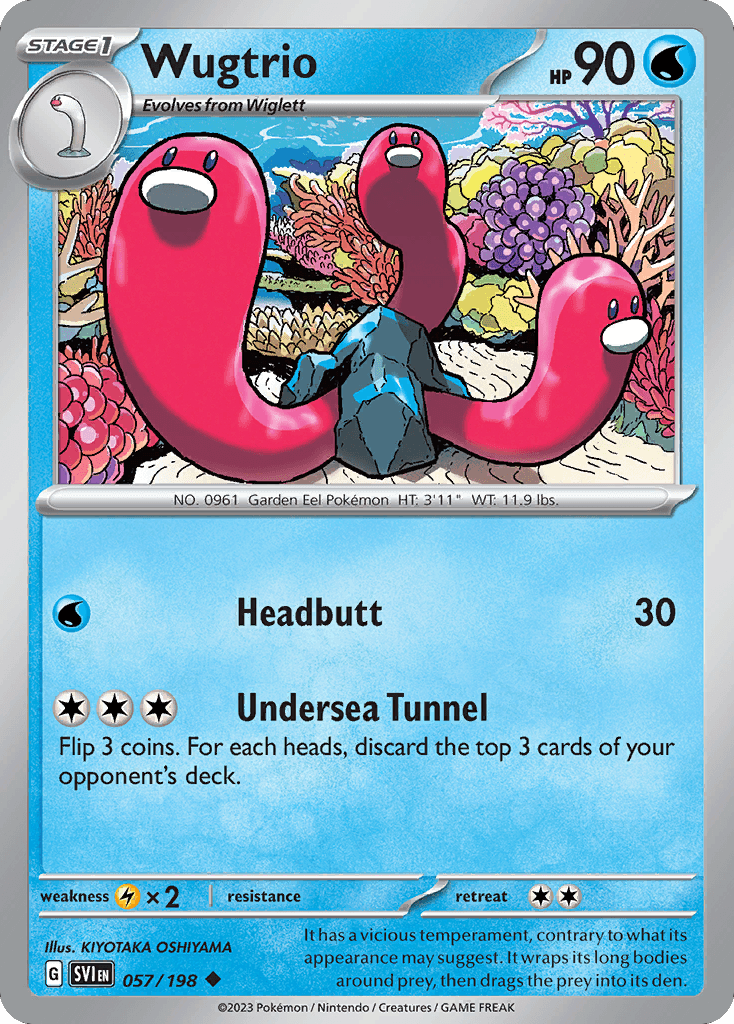 Wugtrio, Scarlet & Violet 57
