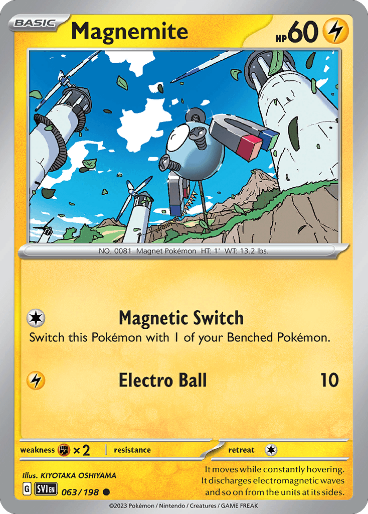 Magnemite, Scarlet & Violet 63