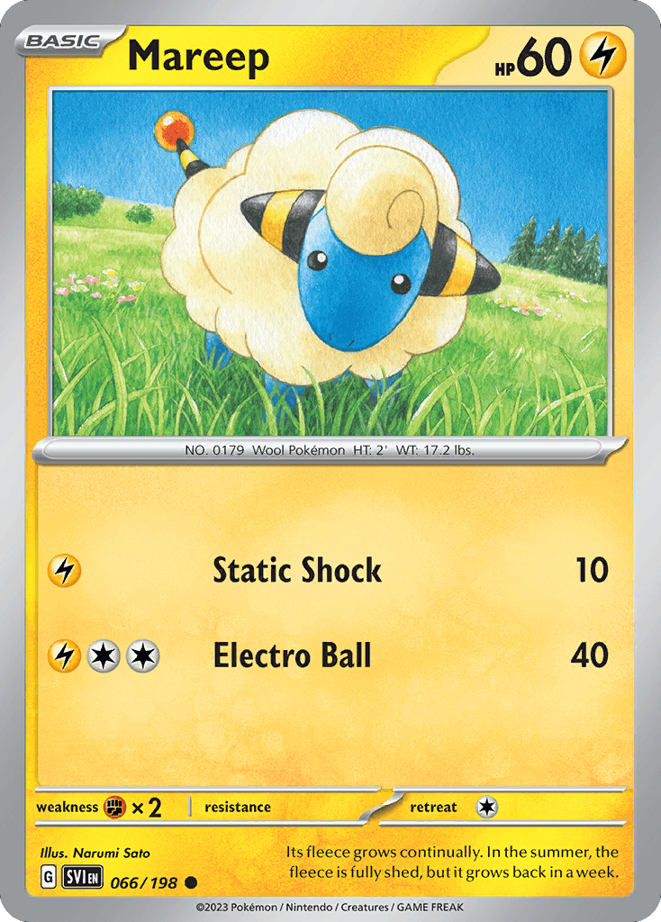Mareep, Scarlet & Violet 66