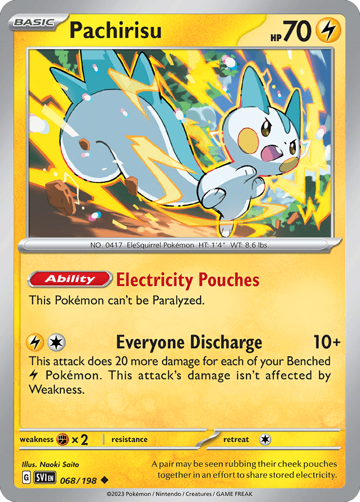 Pachirisu, Scarlet & Violet 68