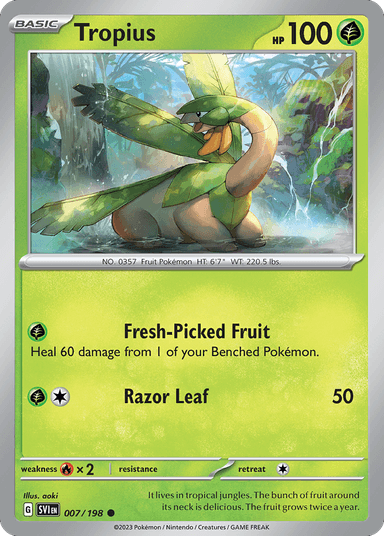 Tropius, Scarlet & Violet 7