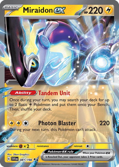 Miraidon ex, Scarlet & Violet 81