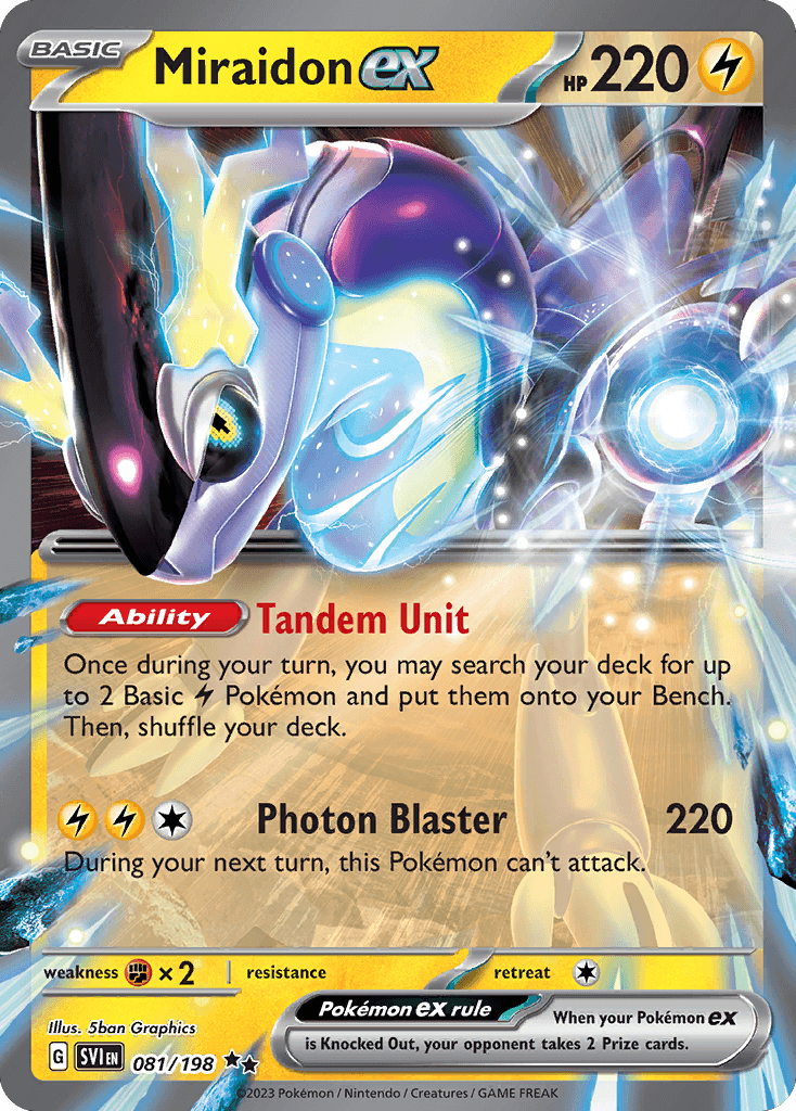 Miraidon ex, Scarlet & Violet 81