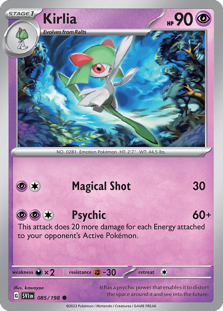 Kirlia, Scarlet & Violet 85