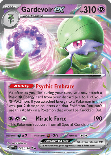 Gardevoir ex, Scarlet & Violet 86