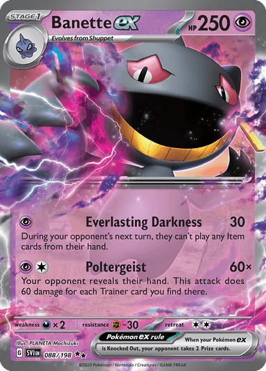 Banette ex, Scarlet & Violet 88