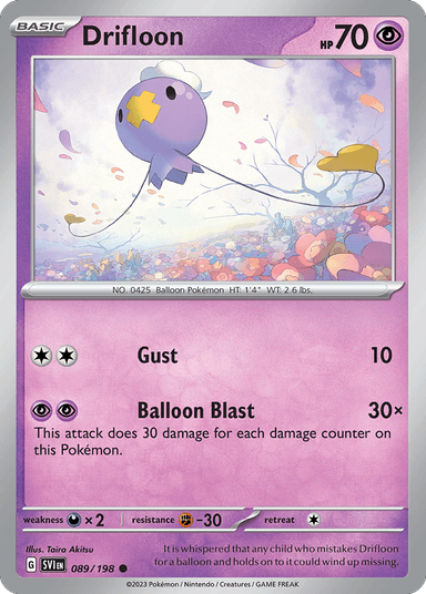Drifloon, Scarlet & Violet 89