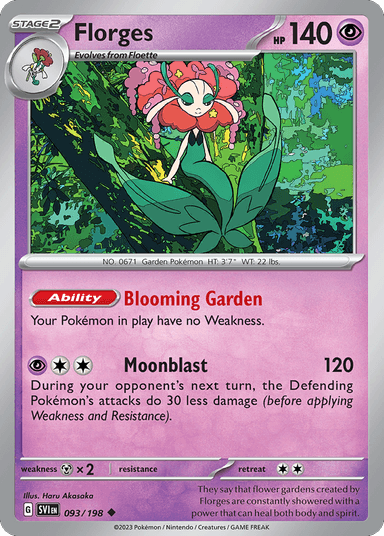 Florges, Scarlet & Violet 93