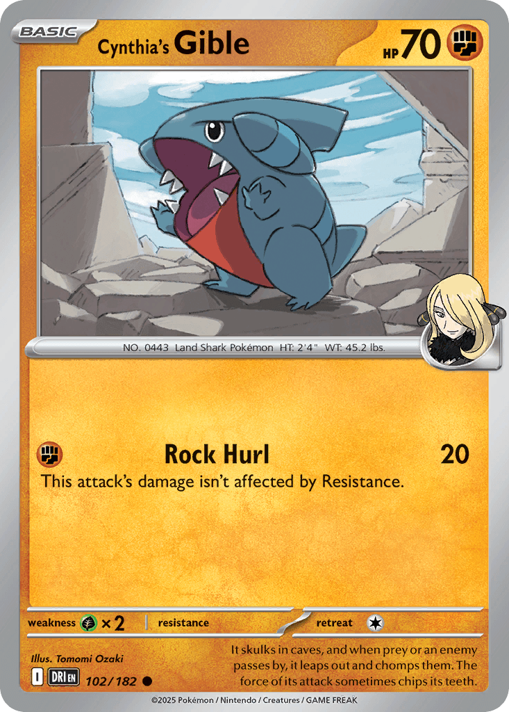 Cynthia's Gible, Destined Rivals 102