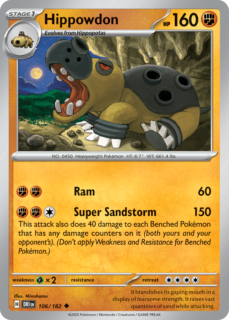 Hippowdon, Destined Rivals 106