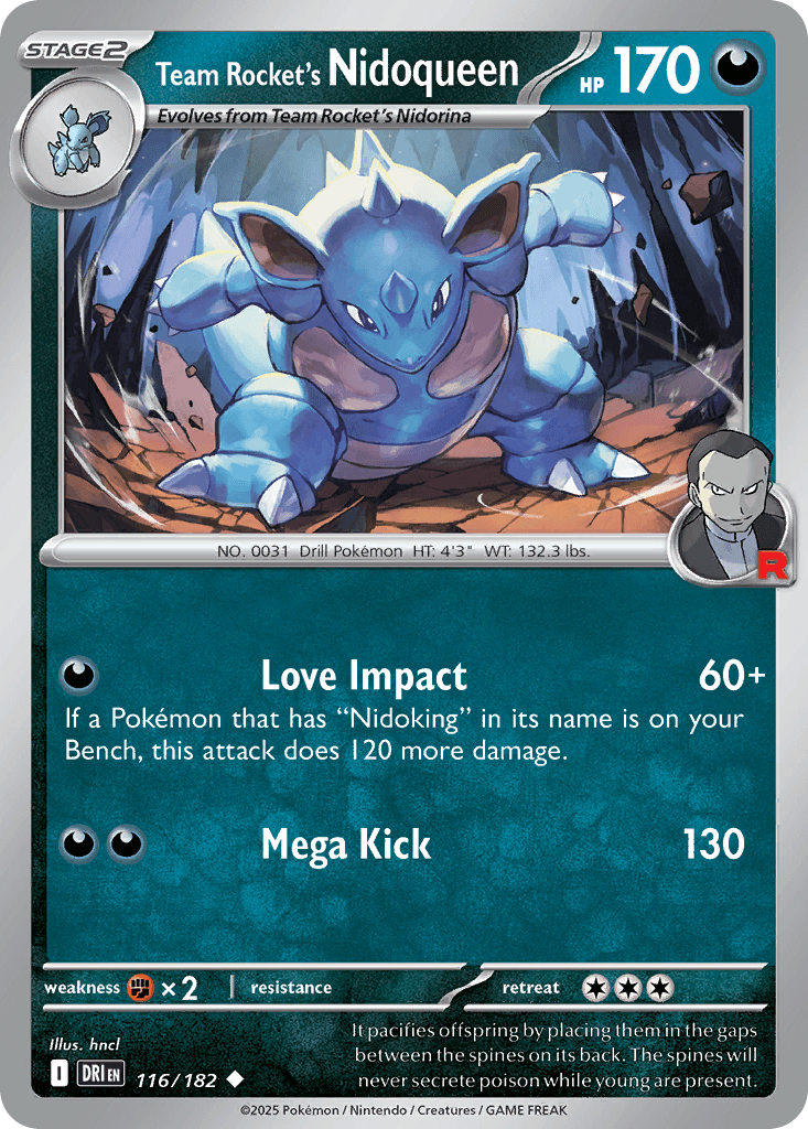Team Rocket's Nidoqueen, Destined Rivals 116