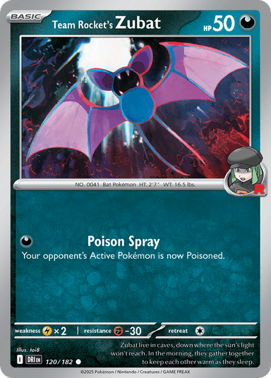Team Rocket's Zubat, Destined Rivals 120