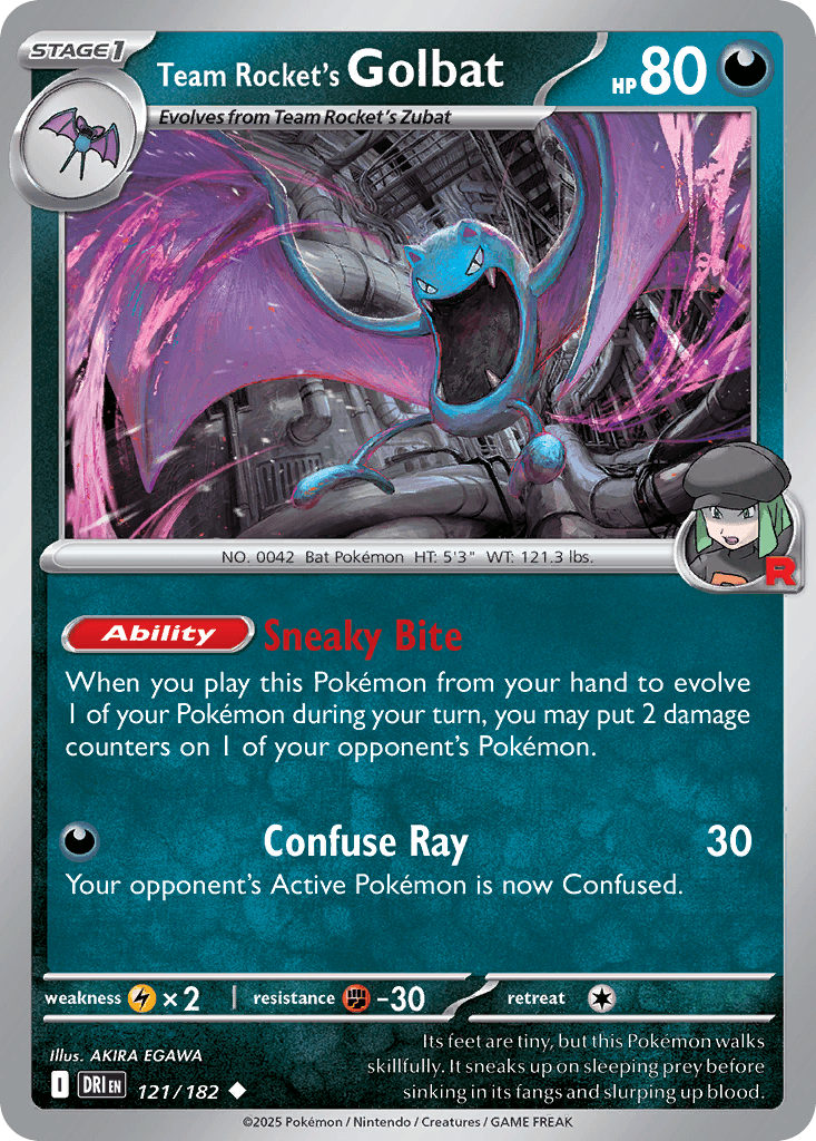 Team Rocket's Golbat, Destined Rivals 121