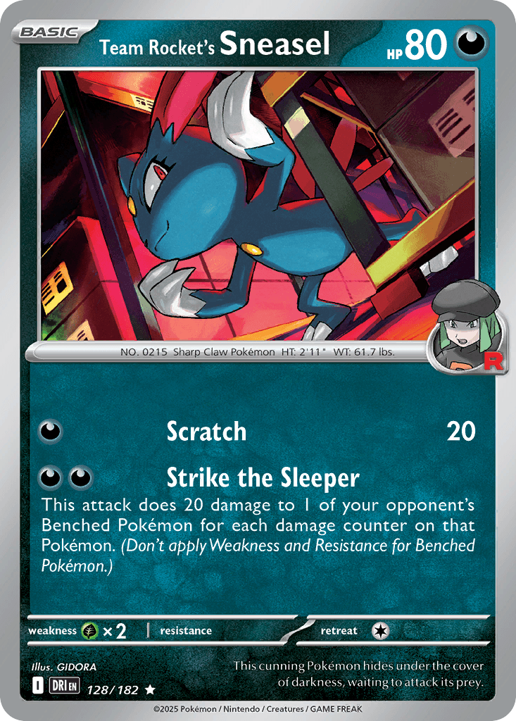 Team Rocket's Sneasel, Destined Rivals 128