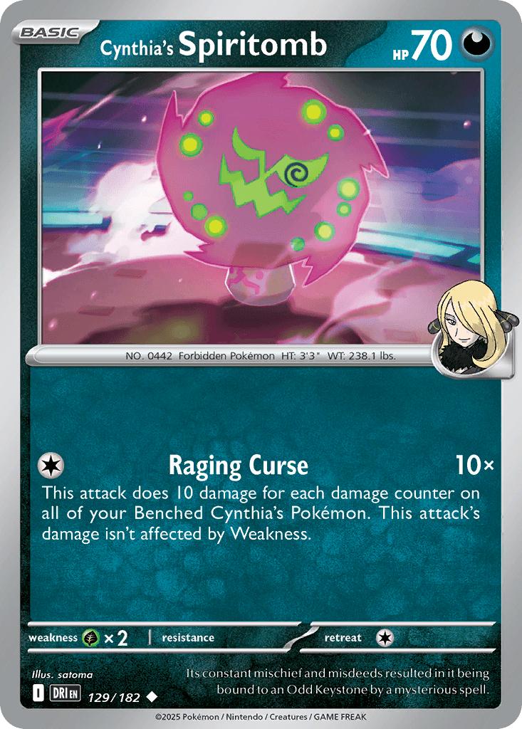 Cynthia's Spiritomb, Destined Rivals 129