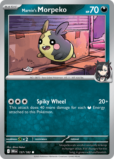 Marnie's Morpeko, Destined Rivals 137