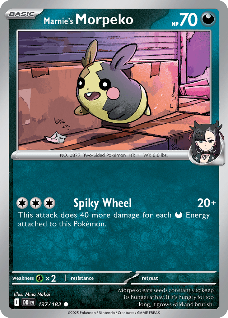 Marnie's Morpeko, Destined Rivals 137