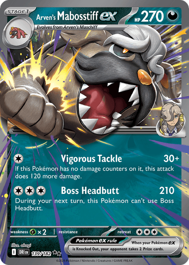 Arven's Mabosstiff ex, Destined Rivals 139