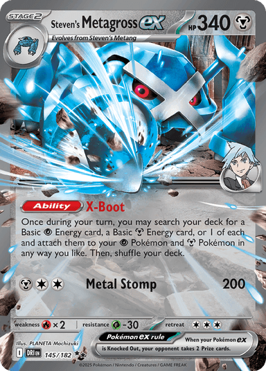 Steven's Metagross ex, Destined Rivals 145