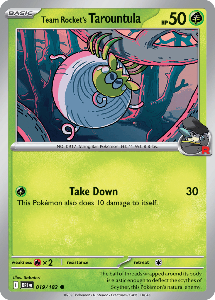 Team Rocket's Tarountula, Destined Rivals 19