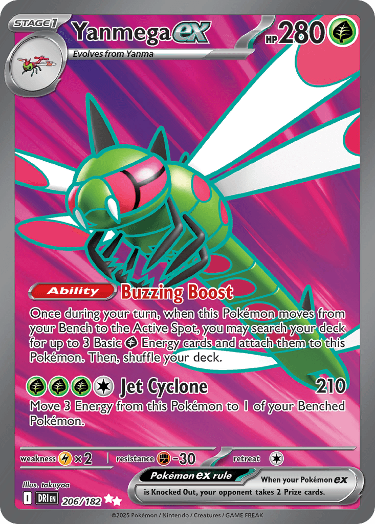Yanmega ex, Destined Rivals 206