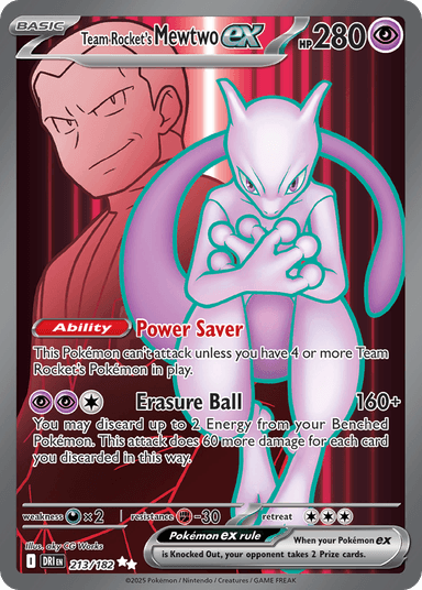 Team Rocket's Mewtwo ex, Destined Rivals 213