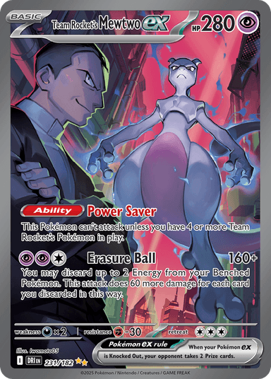 Team Rocket's Mewtwo ex, Destined Rivals 231