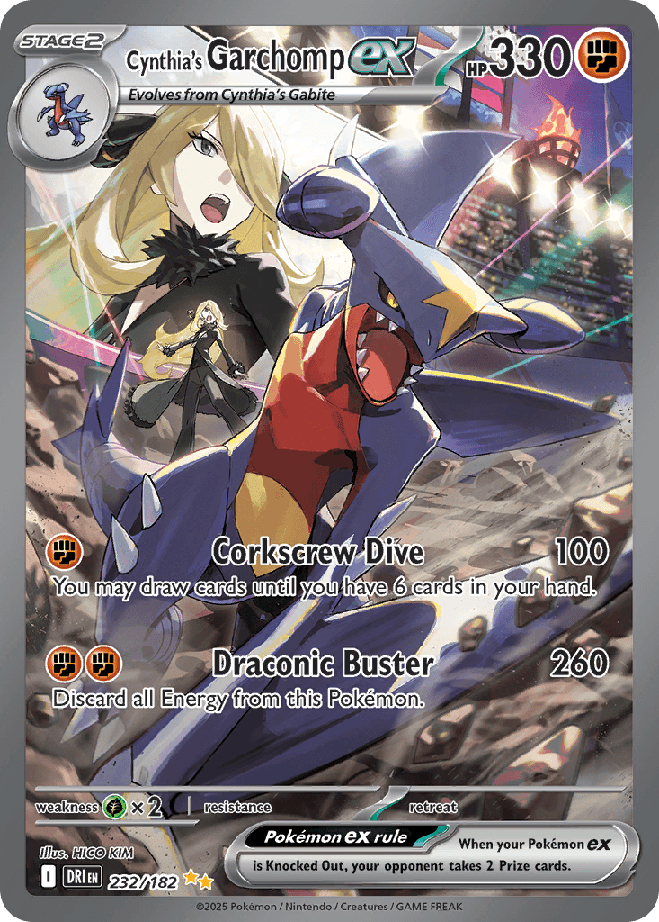 Cynthia's Garchomp ex, Destined Rivals 232