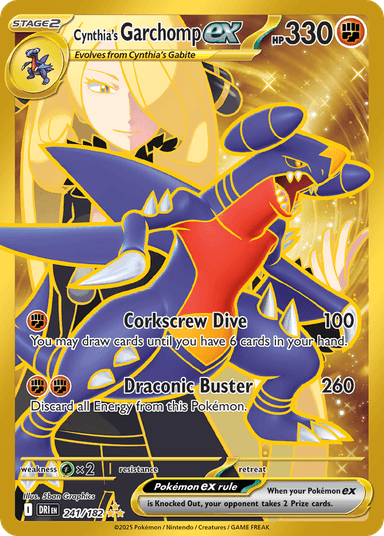 Cynthia's Garchomp ex, Destined Rivals 241