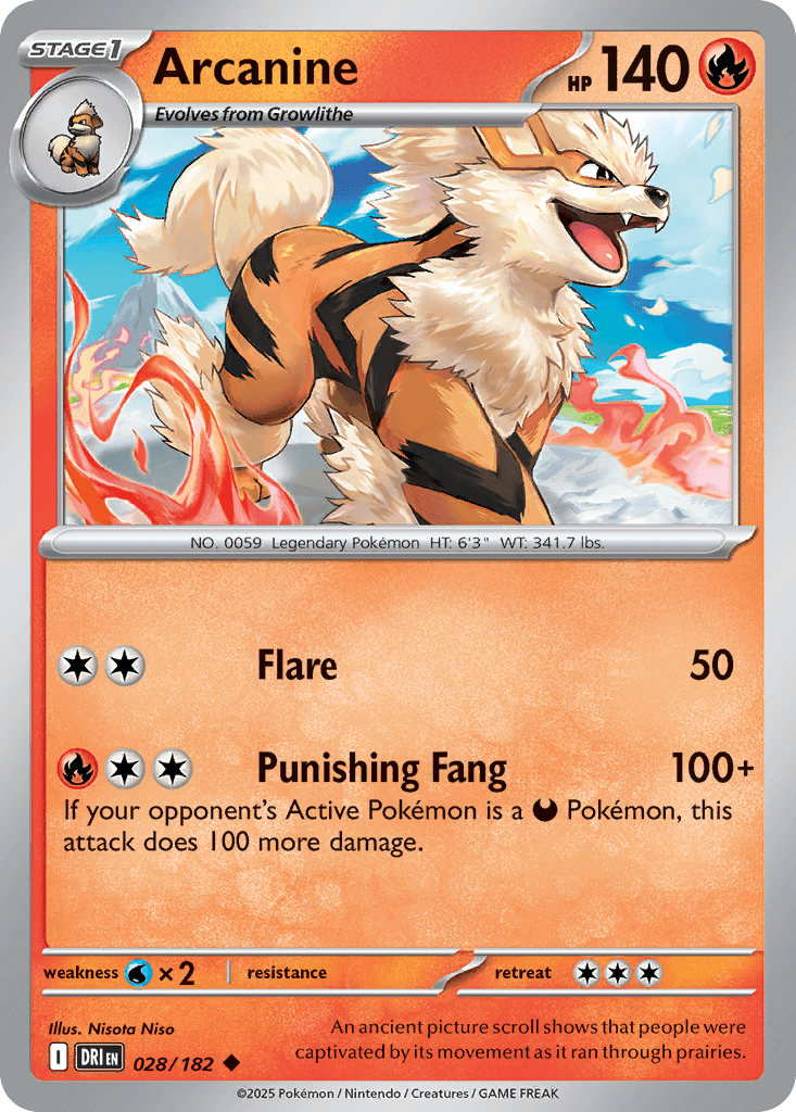Arcanine, Destined Rivals 28